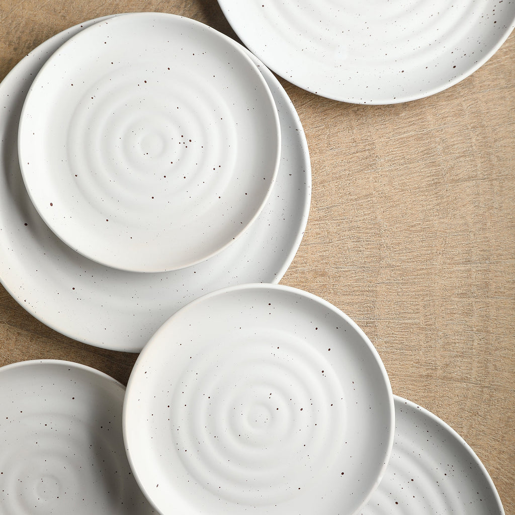 Ion Stoneware Dinnerware Set - White